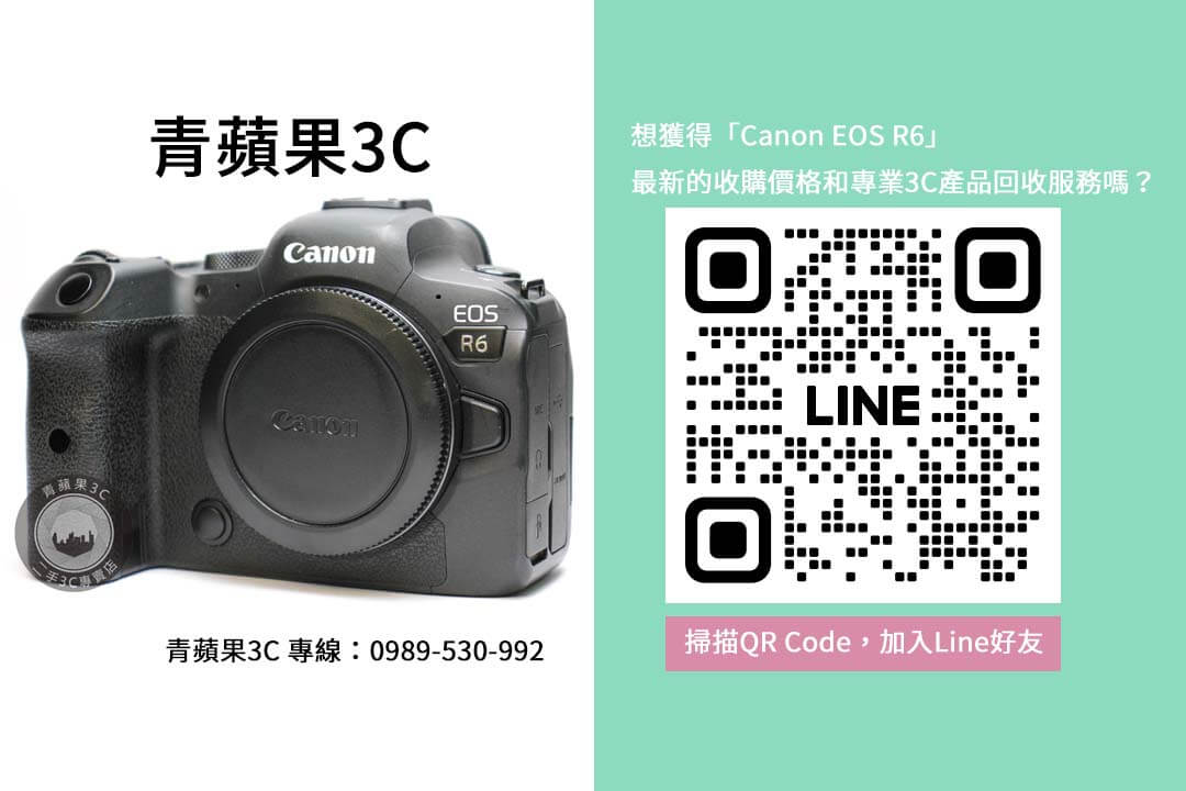 Canon EOS R6 camera recycling